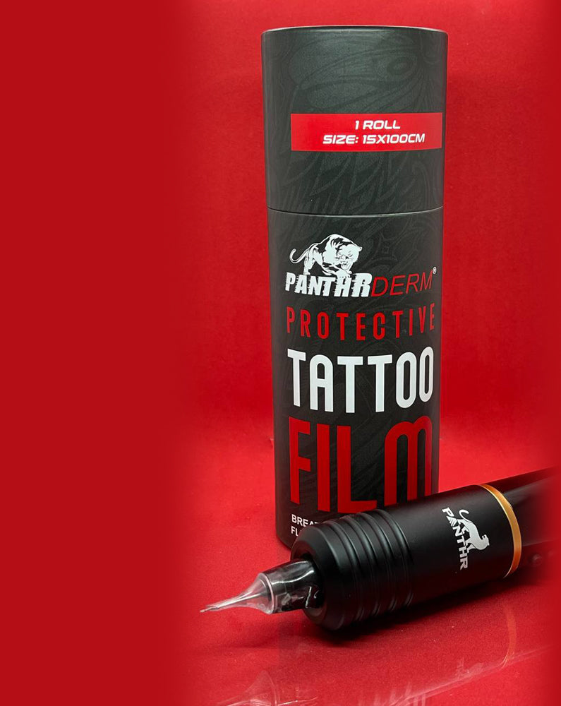 Barber Dts Film Etirable - Rouleau de film tattoo étirable de 100 mètres  pour la protection du matériel de tatouage - Hand Ink